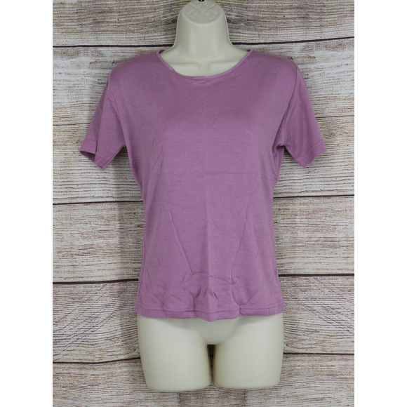 VINTAGE Ivy Collectibles Womens Size 9/10 Floral Skirt and Top Set Mauve Pink - Picture 7 of 11